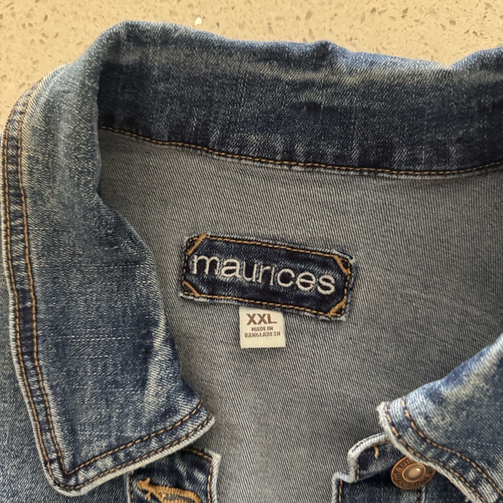 Maurices Blue Denim Jacket - Picture 4 of 8